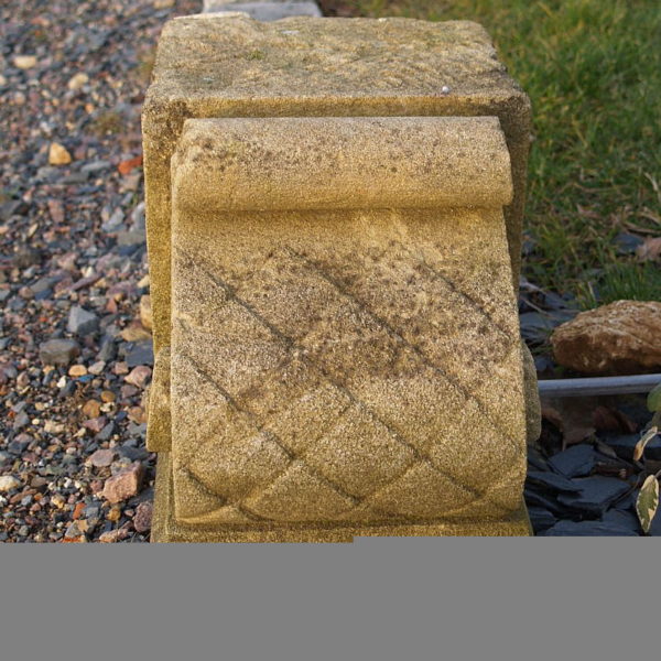 console pierre calcaire scuptee