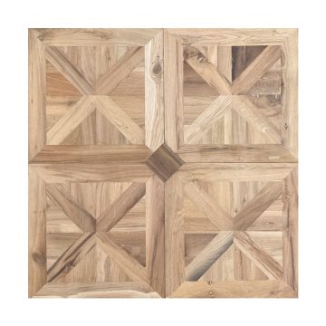 Panneaux de parquet en vieux chêne avec des cabochons