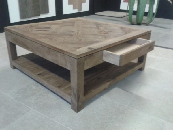 Table basse parquet Versailles