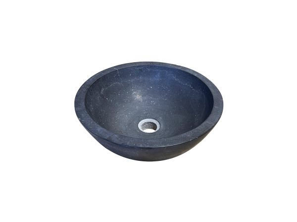 Vasque en pierre bleue ronde