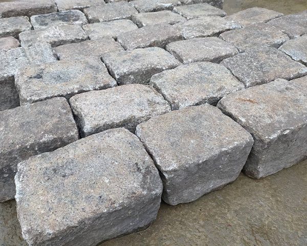 Épaisseur des pavés anciens en granit