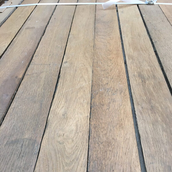 Parquet haussmannien en chêne authentique découté