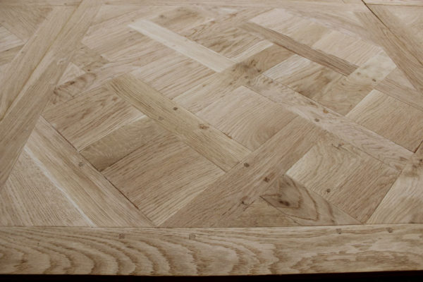 reproduction d'un parquet ancien en bois de chene