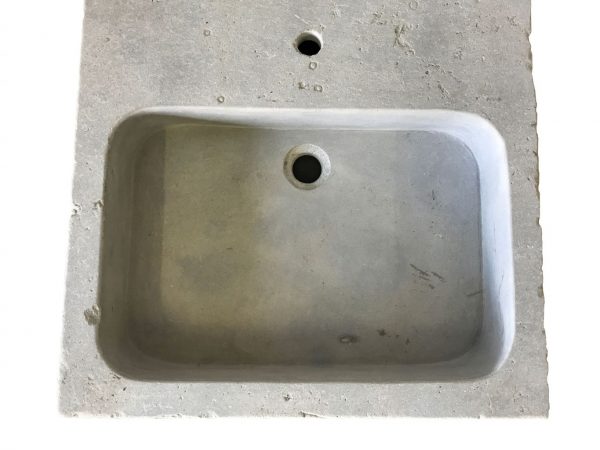 évier en pierre naturelle gris, vasque