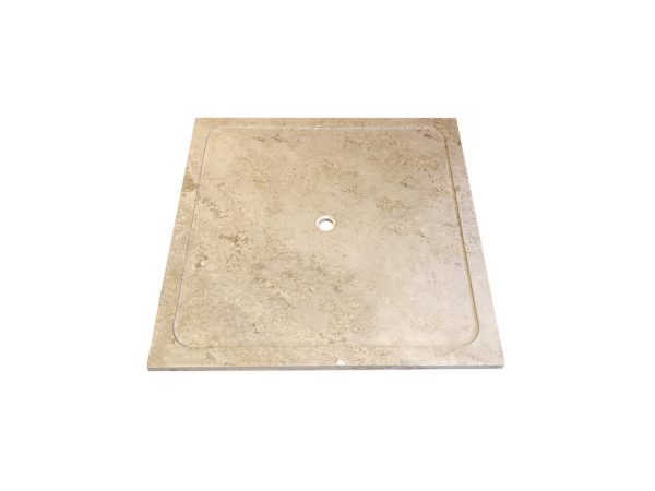 Receveur travertin beige