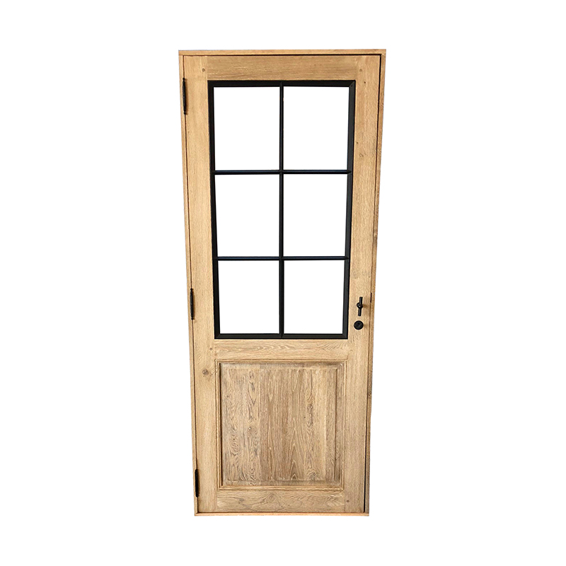 Porte en Chêne - Porte vitrée - Porte bois