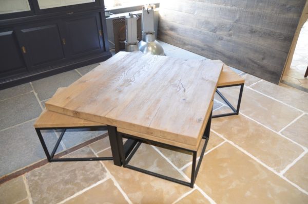 table en chene bois design