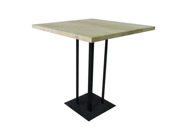 table en bois et métal