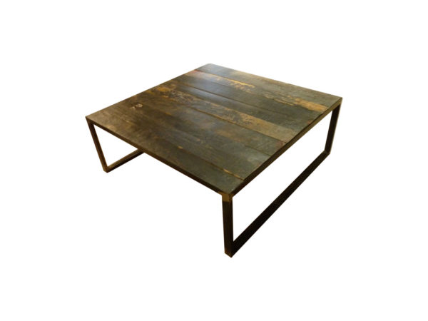 table basse carre en chene