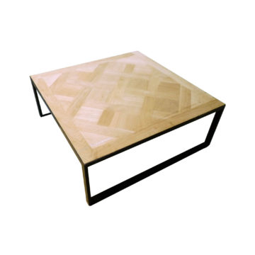 table basse carré en bois