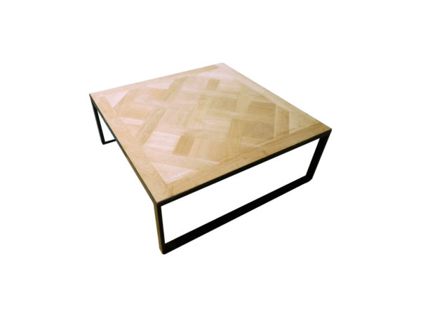 table basse carré en bois