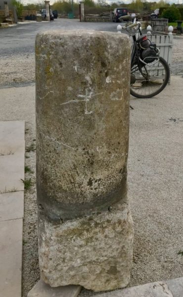 milestone driveway stops