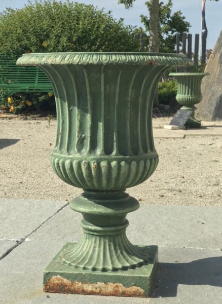 paire de vase verte ancienne
