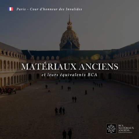 Matériaux anciens aux invalides