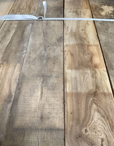 plancher ancien en orme