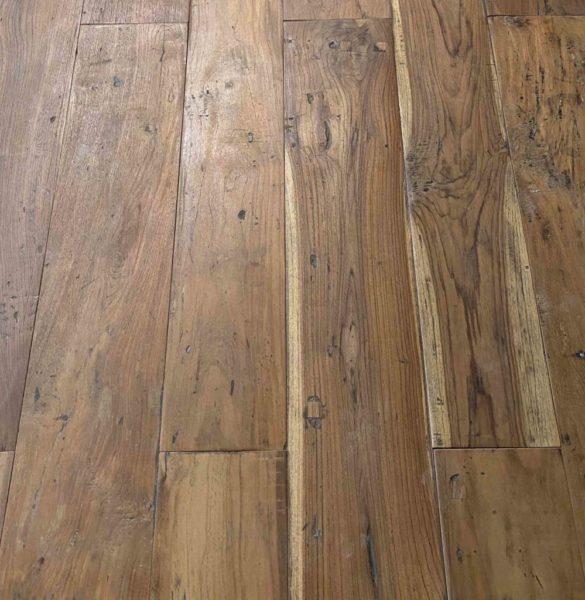 parquet vintage en teck ancien