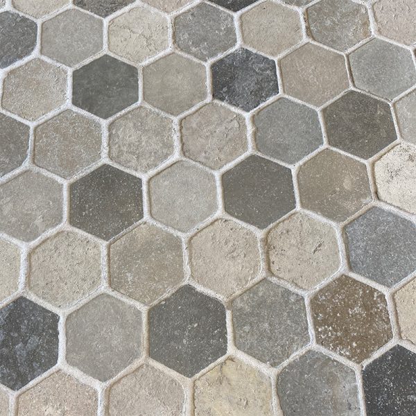Dallage bergerac reedition hexagonal
