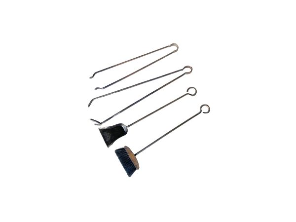 Lot d'accessoires anciens pour cheminée