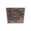 Plaque ancienne avec chasseurs