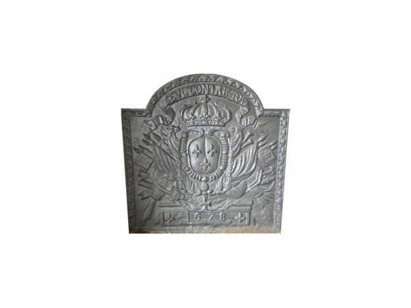 Plaque de cheminée seul contre tous