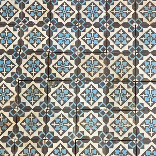 Carreaux de ciment motifs losanges