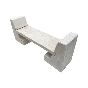 Banc en pierre Mera beige