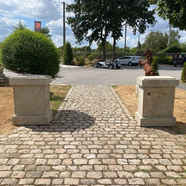 Paire de socle ancien