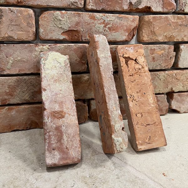 Exemple de briques en terre cuite de récupération