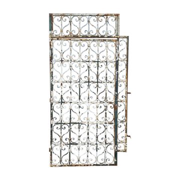 Grille de ferronnerie d'art pour restauration