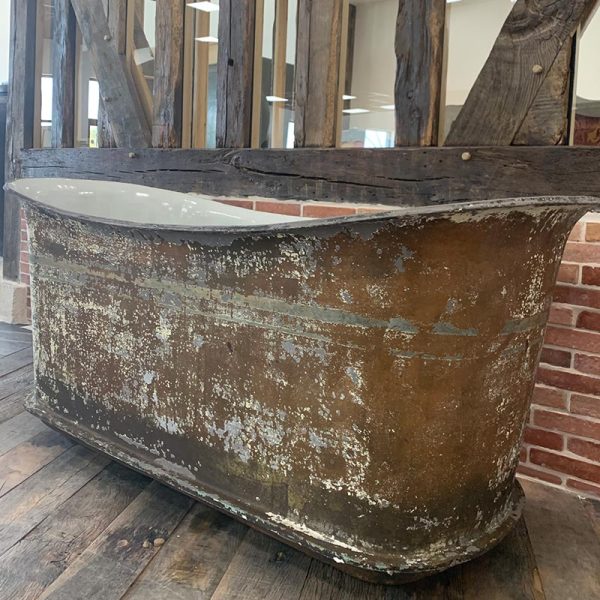 Baignoire en fonte émaillée