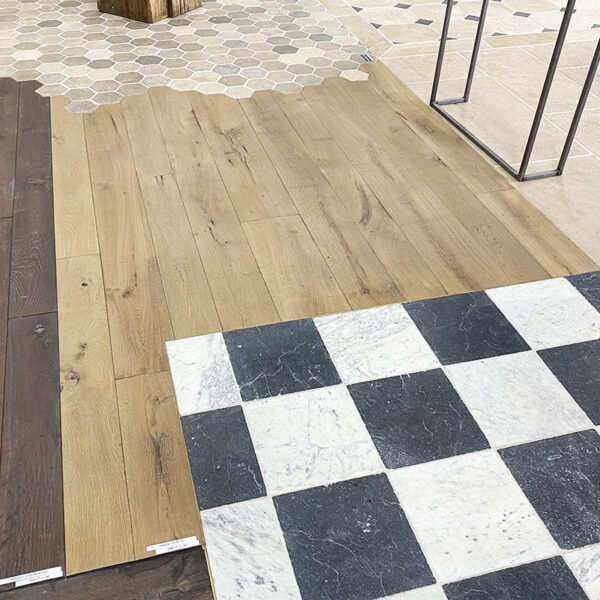 Maquette du showroom plancher au sol