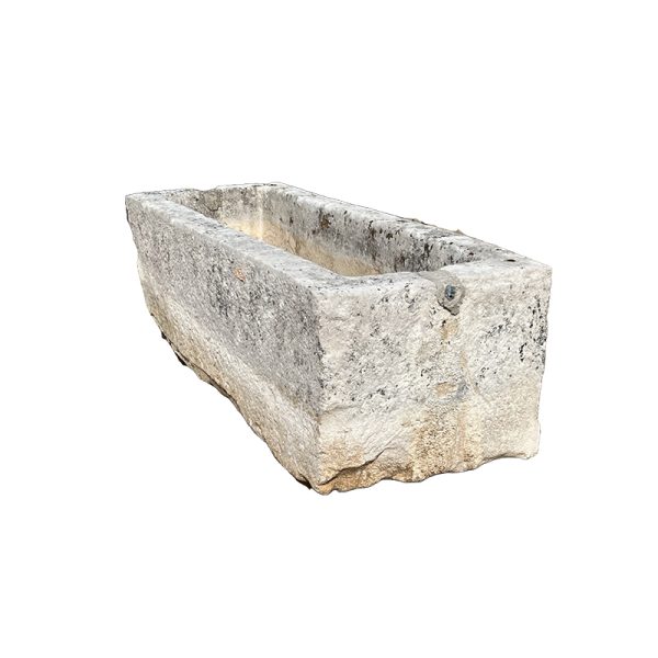 Bac blanc en pierre calcaire