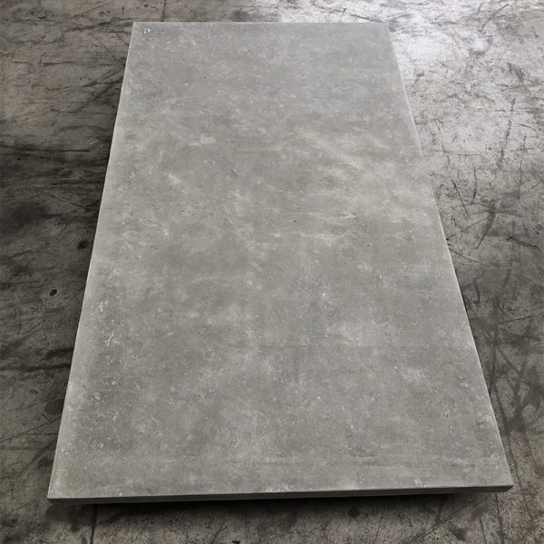 Plateau de table en pierre naturelle gris