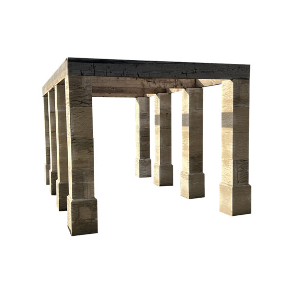 colonne en pierre pour pergola