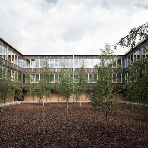 Extérieur de Cowan Court Université de Cambridge