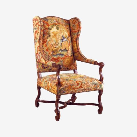 Fauteuil de commodité ou confessionnal du style Louis XIV