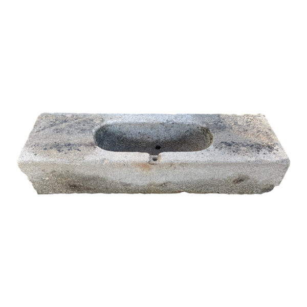paire de longues auges en granit