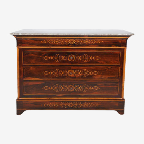 commode incrustage bois style Restauration