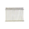 grilles anciennes en fer forgé avec fer de lance